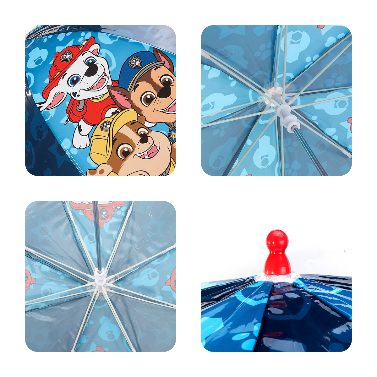 Paw Patrol Dome Umbrella for Kids Childrens Boys Girls Brolly with Safety Opening