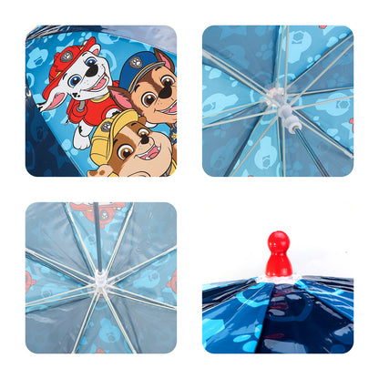 Paw Patrol Dome Umbrella for Kids Childrens Boys Girls Brolly with Safety Opening