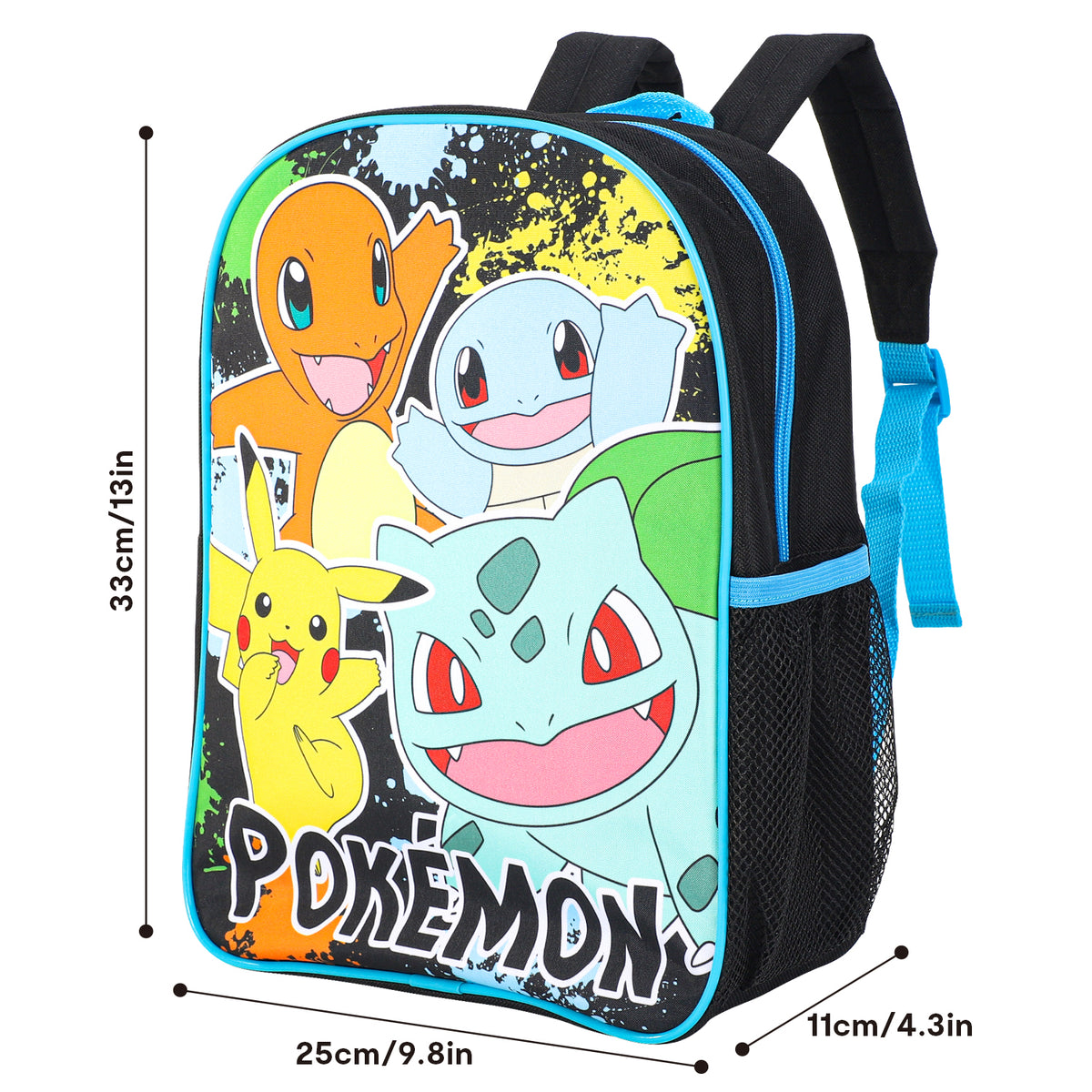 Pokémon Kids Backpack, Lightweight School & Travel Bag for Boys & Girls