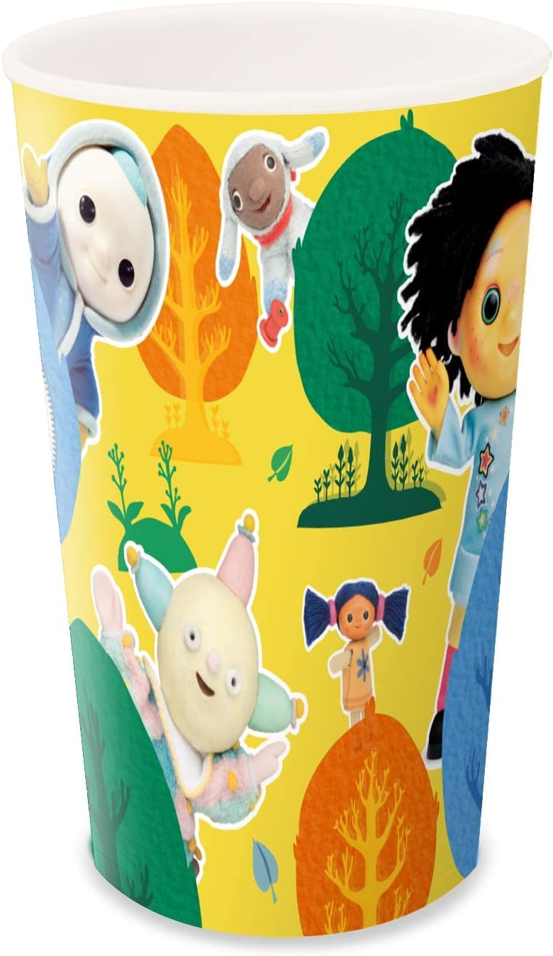 Moon and Me Kids 6 Piece Reusable Dinner Set - Plate/Bowl/Cup/Knife/Fork/Spoon - Childrens Dinnerware Tableware Cutlery Set