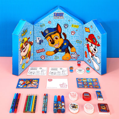 Paw Patrol Calendar Creative Art & Craft Stationery Set Kids Children Xmas Christmas Countdown Fun