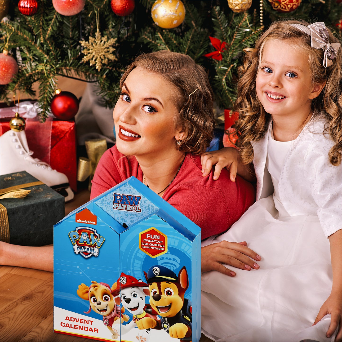 Paw Patrol Calendar Creative Art & Craft Stationery Set Kids Children Xmas Christmas Countdown Fun
