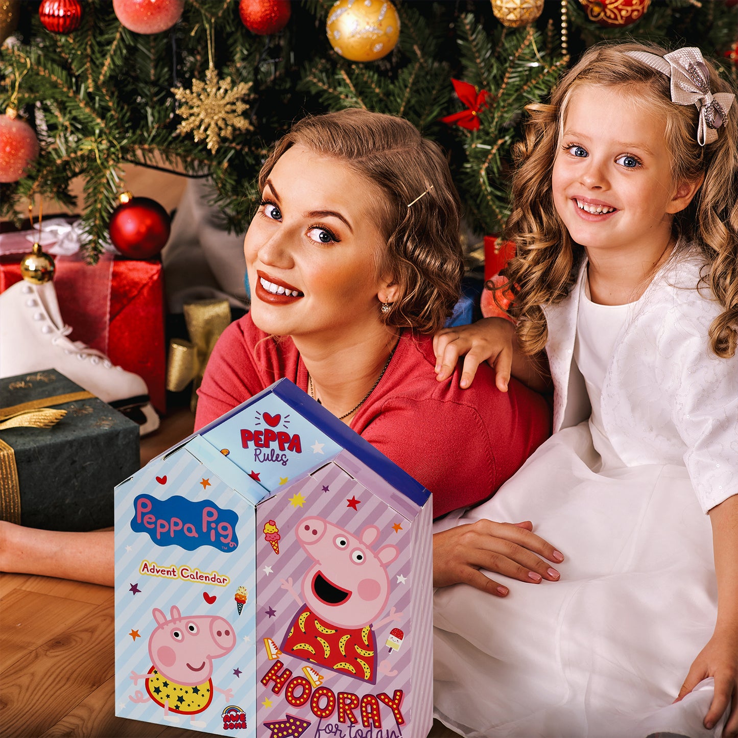 Peppa Pig Calendar Creative Art & Craft Stationery Set Kids Children Xmas Christmas Countdown Fun