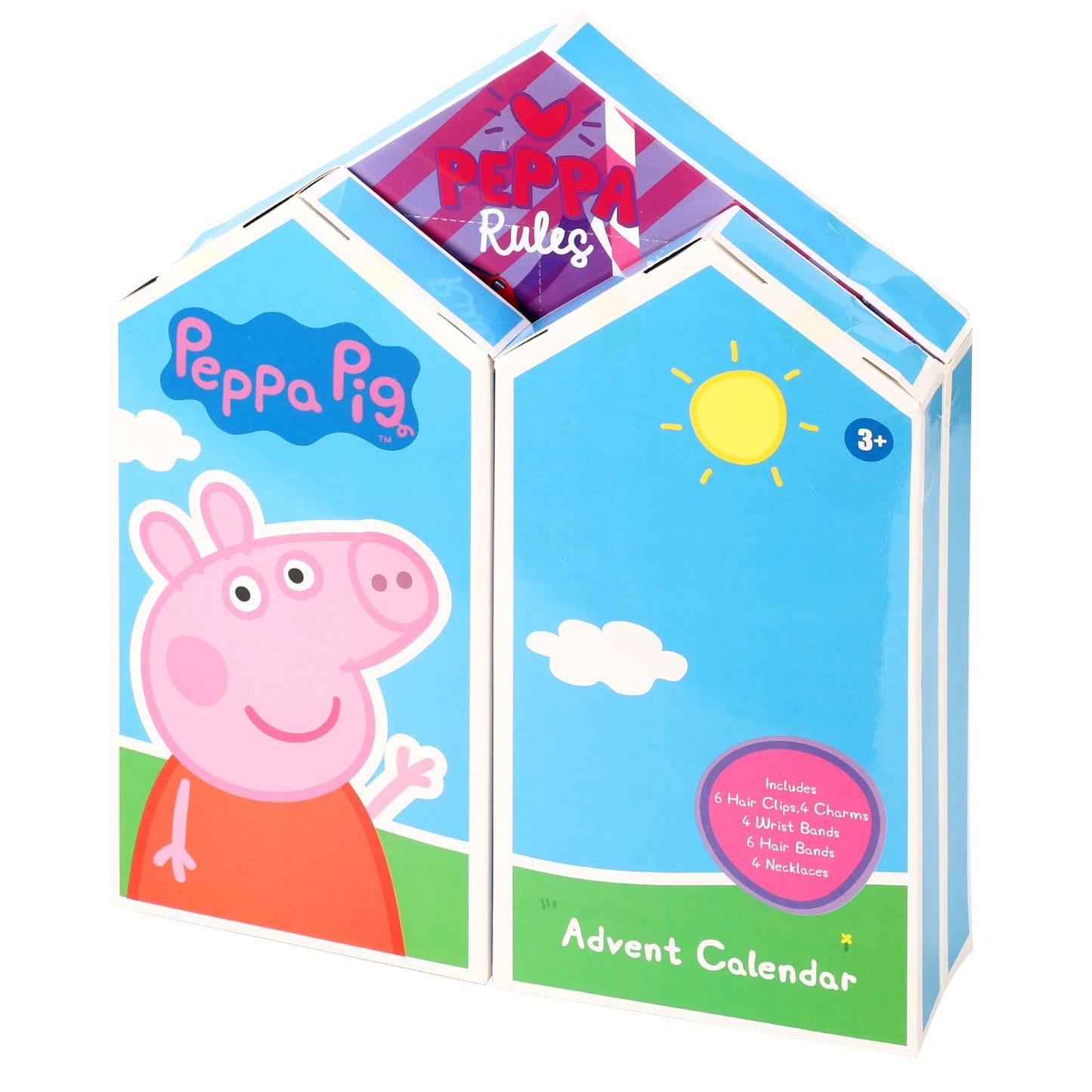 Peppa Pig Calendar Kids Jewellery Hair Set Children Xmas Christmas Countdown Fun