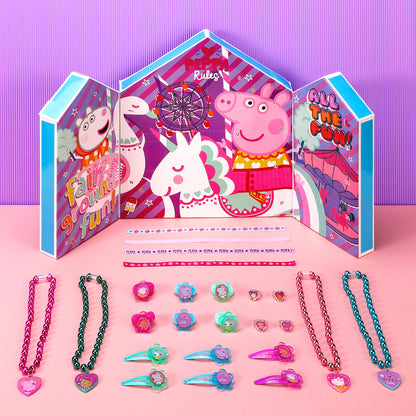 Peppa Pig Calendar Kids Jewellery Hair Set Children Xmas Christmas Countdown Fun