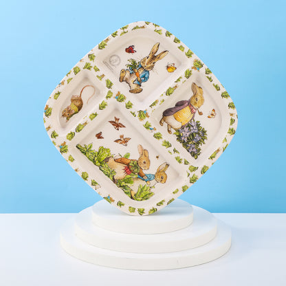 Peter Rabbit 4 Section Childrens Divided Breakfast Lunch Dinner Plate