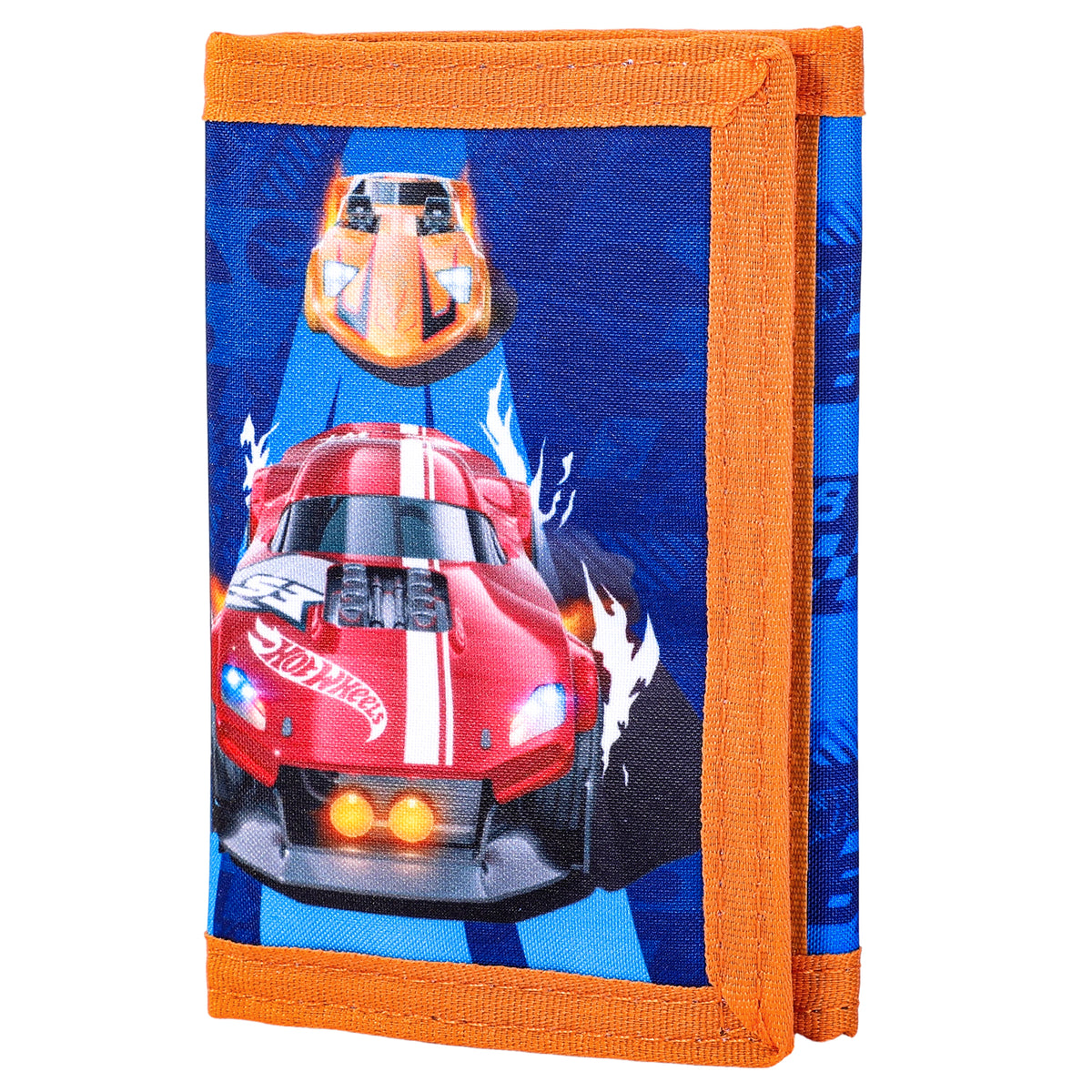 Hot Wheels Kids Trifold Wallet – Bluey & Bingo Wallet with Hook & Loop Closure