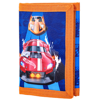 Hot Wheels Kids Trifold Wallet – Bluey & Bingo Wallet with Hook & Loop Closure