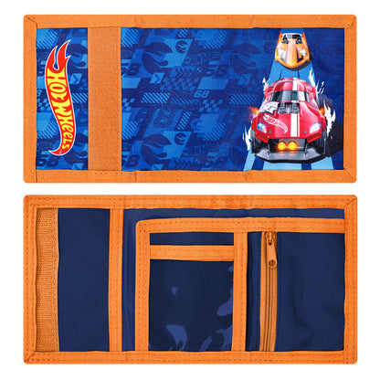 Hot Wheels Kids Trifold Wallet – Bluey & Bingo Wallet with Hook & Loop Closure
