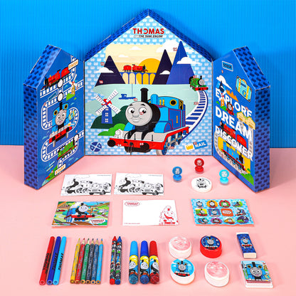 Thomas the Tank Engine Calendar Creative Art & Craft Stationery Set Kids Children Xmas Christmas Countdown Fun