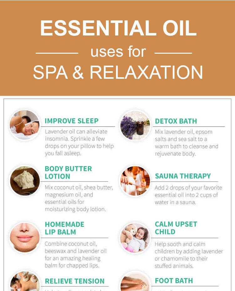 Elora Sandalwood Essential Oil 10ml - 100% Pure Natural Oils for Diffuser