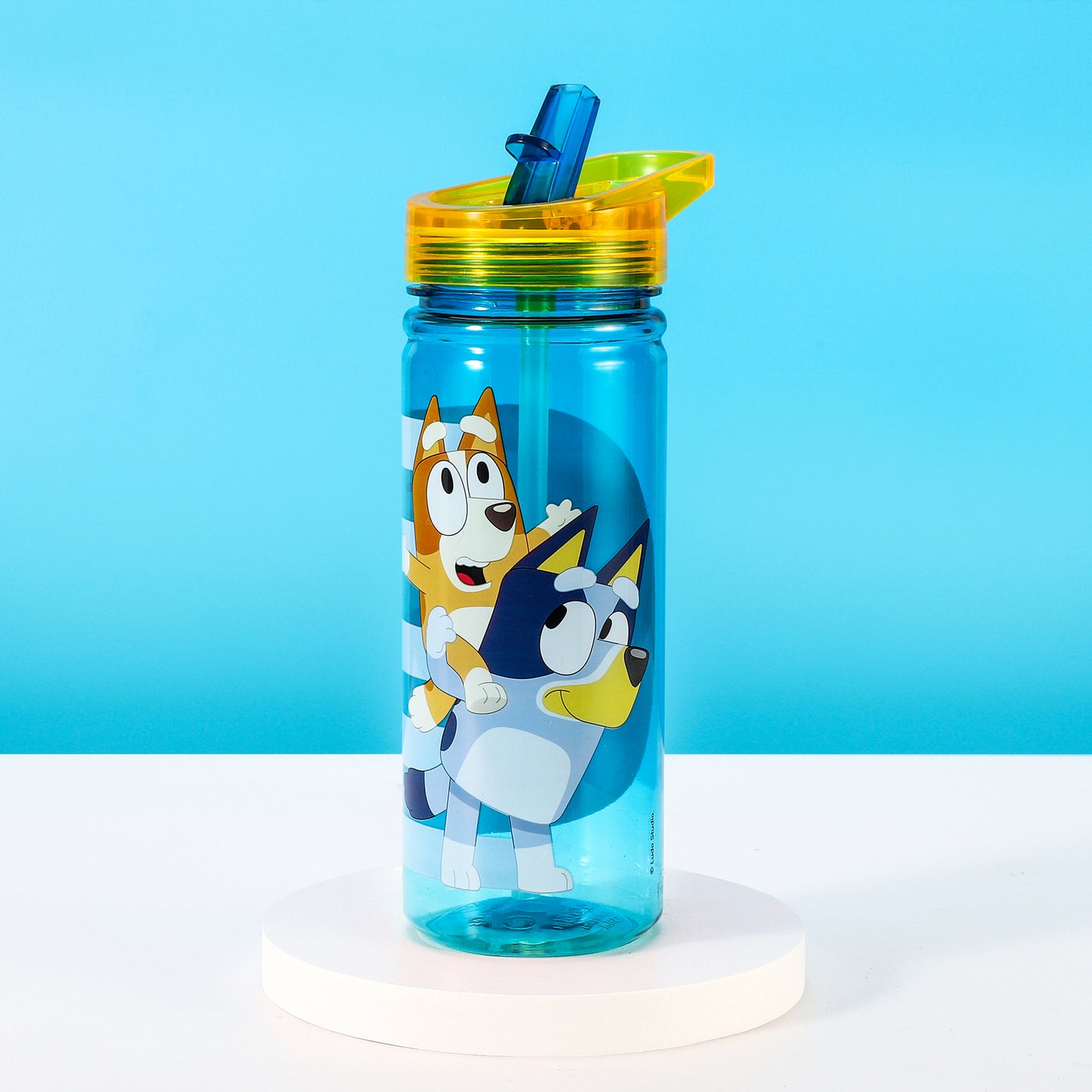 Bluey 580ml Water Bottle for Kids School Drinks Bottle Made of Durable Tritan Reusable BPA Free