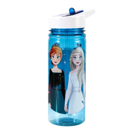 Frozen 580ml Water Bottle for Kids School Drinks Bottle Made of Durable Tritan Reusable BPA Free