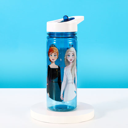 Frozen 580ml Water Bottle for Kids School Drinks Bottle Made of Durable Tritan Reusable BPA Free