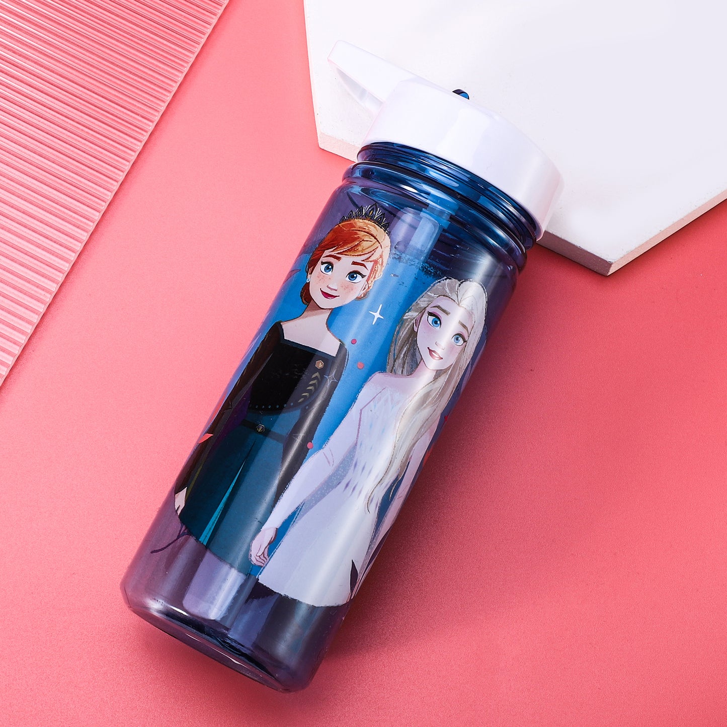 Frozen 580ml Water Bottle for Kids School Drinks Bottle Made of Durable Tritan Reusable BPA Free