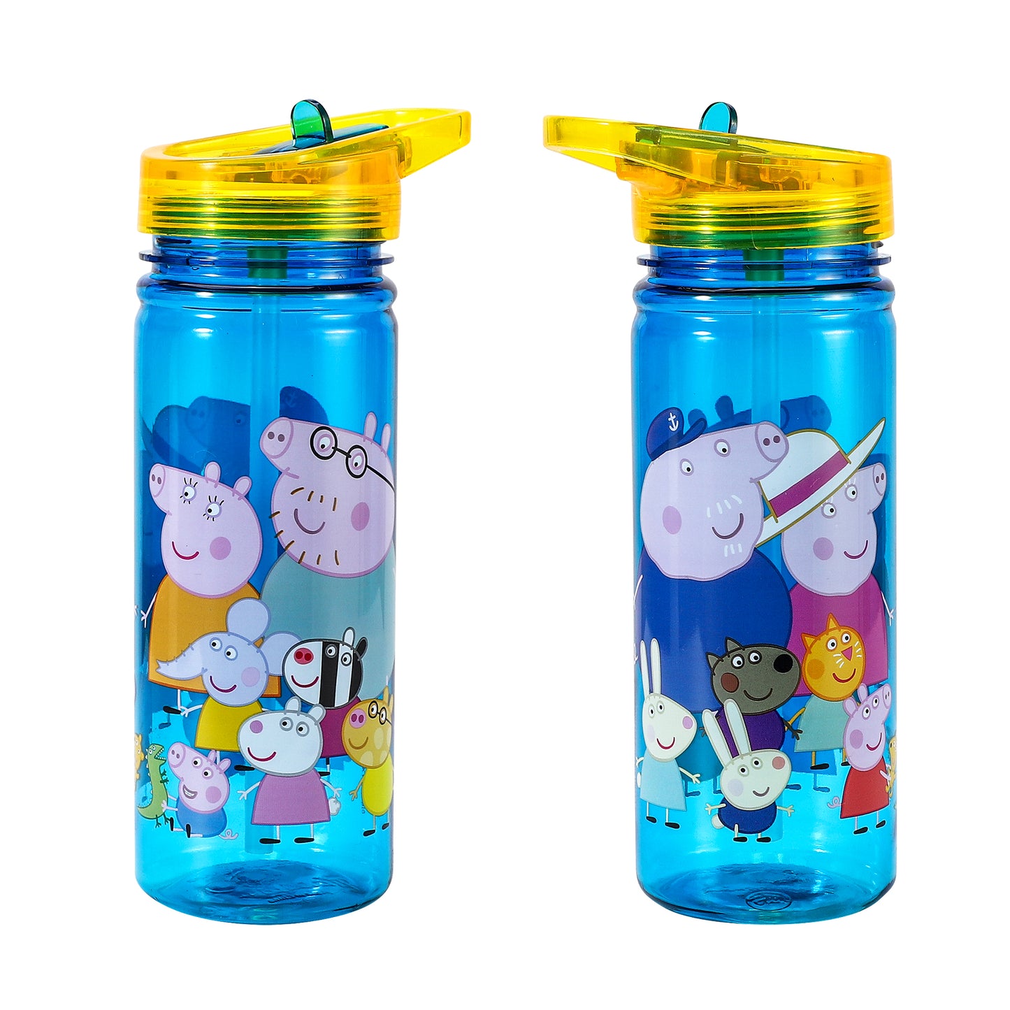 Peppa Pig 580ml Water Bottle for Kids School Drinks Bottle Made of Durable Tritan Reusable BPA Free