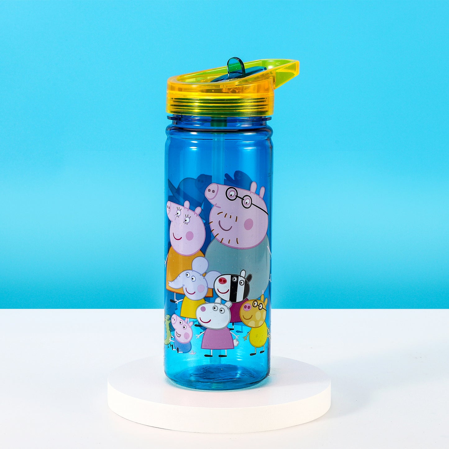 Peppa Pig 580ml Water Bottle for Kids School Drinks Bottle Made of Durable Tritan Reusable BPA Free