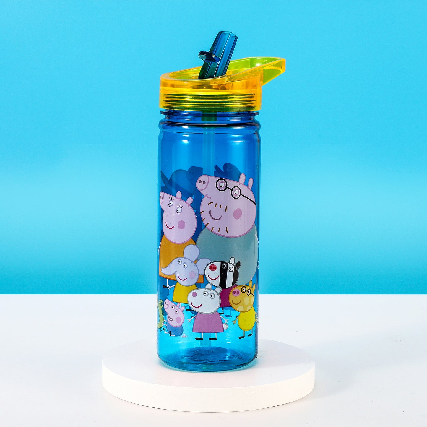 Peppa Pig 580ml Water Bottle for Kids School Drinks Bottle Made of Durable Tritan Reusable BPA Free