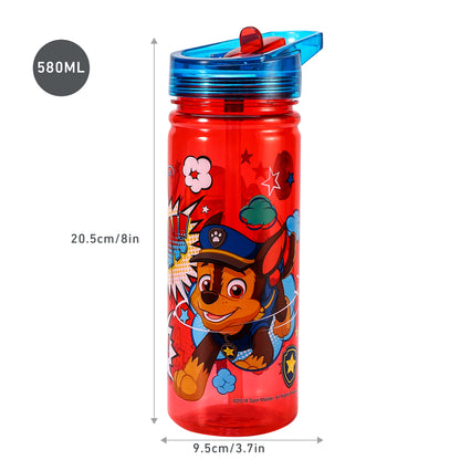 Paw Patrol Boy 580ml Water Bottle for Kids School Drinks Bottle Made of Durable Tritan Reusable BPA Free