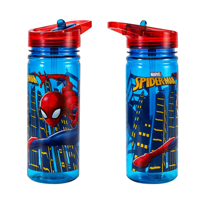 Spiderman 580ml Water Bottle for Kids School Drinks Bottle Made of Durable Tritan Reusable BPA Free