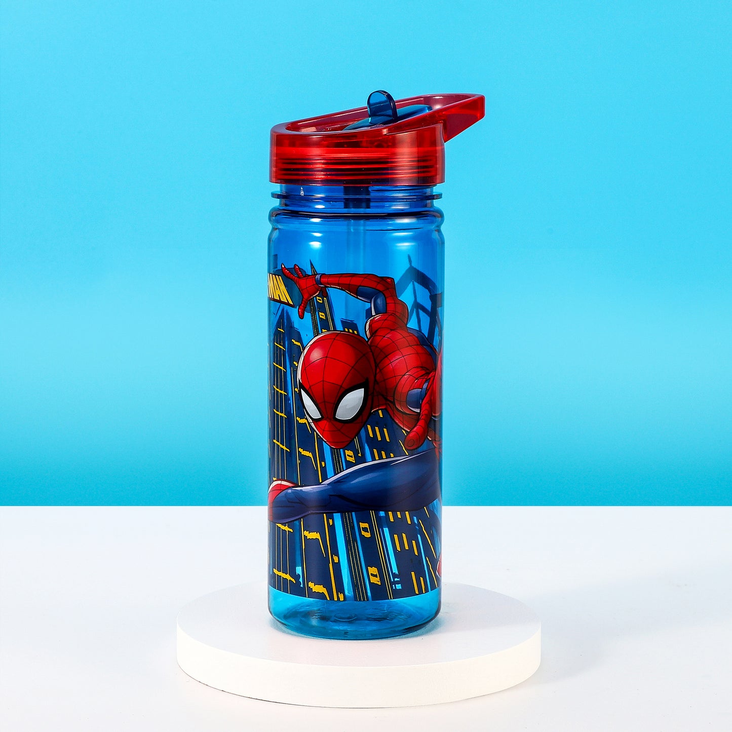 Spiderman 580ml Water Bottle for Kids School Drinks Bottle Made of Durable Tritan Reusable BPA Free