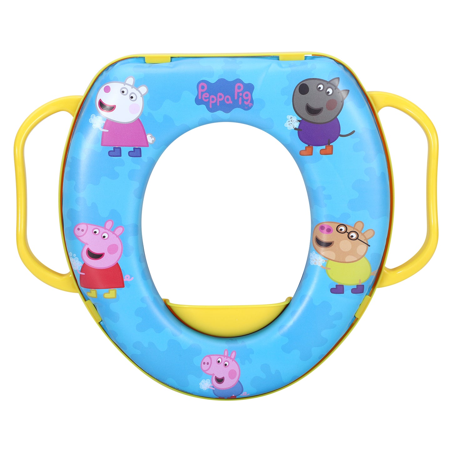 Peppa Pig Soft Padded Potty Toilet Training Seat with Handles for Toddlers Kids Children, Portable for Travel & Easy to Clean