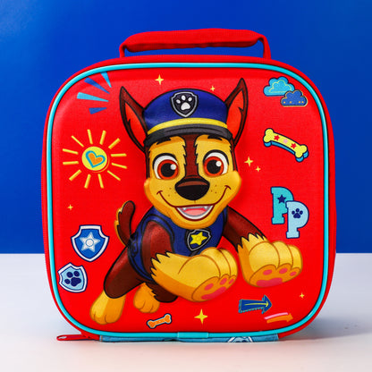 Paw Patrol Boy 3D Rectangular Insulated Lunch Box Bag for Boys and Girls, Perfect Size for Packing Hot or Cold Snacks for School and Travel, BPA Free