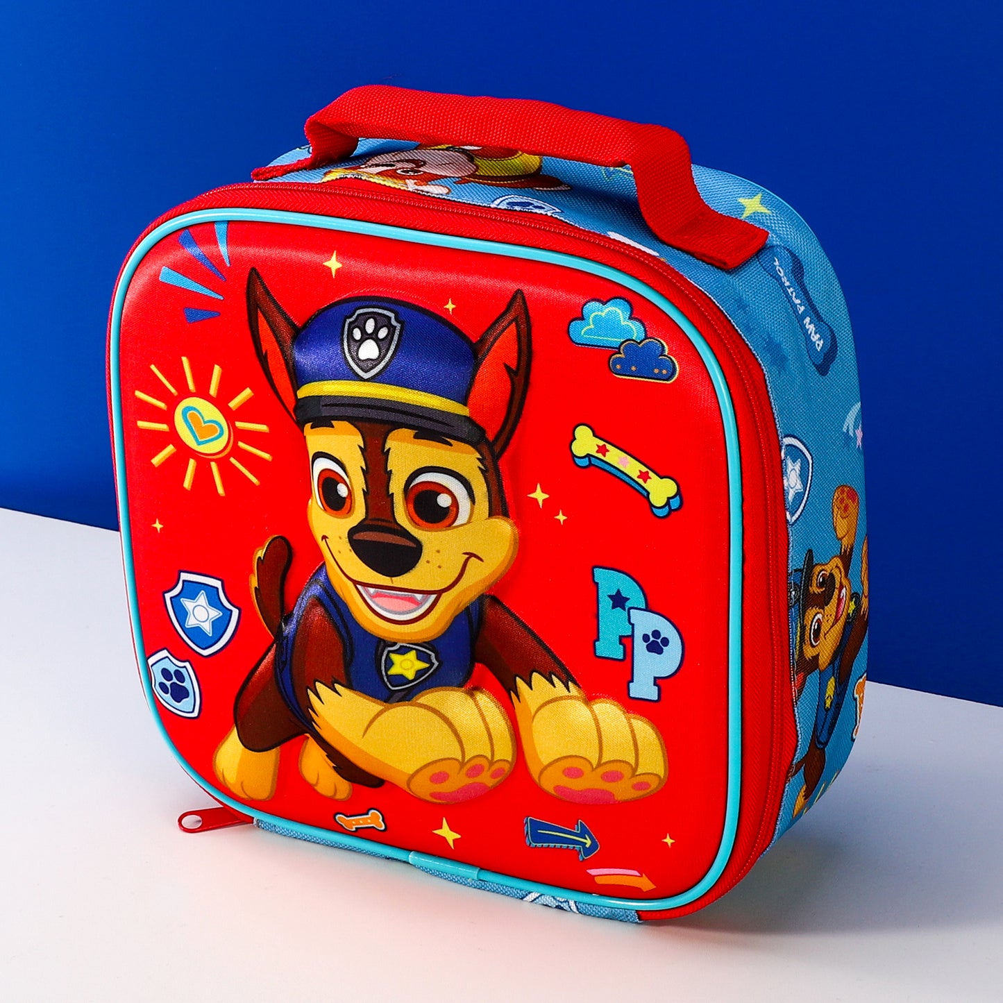 Paw Patrol Boy 3D Rectangular Insulated Lunch Box Bag for Boys and Girls, Perfect Size for Packing Hot or Cold Snacks for School and Travel, BPA Free