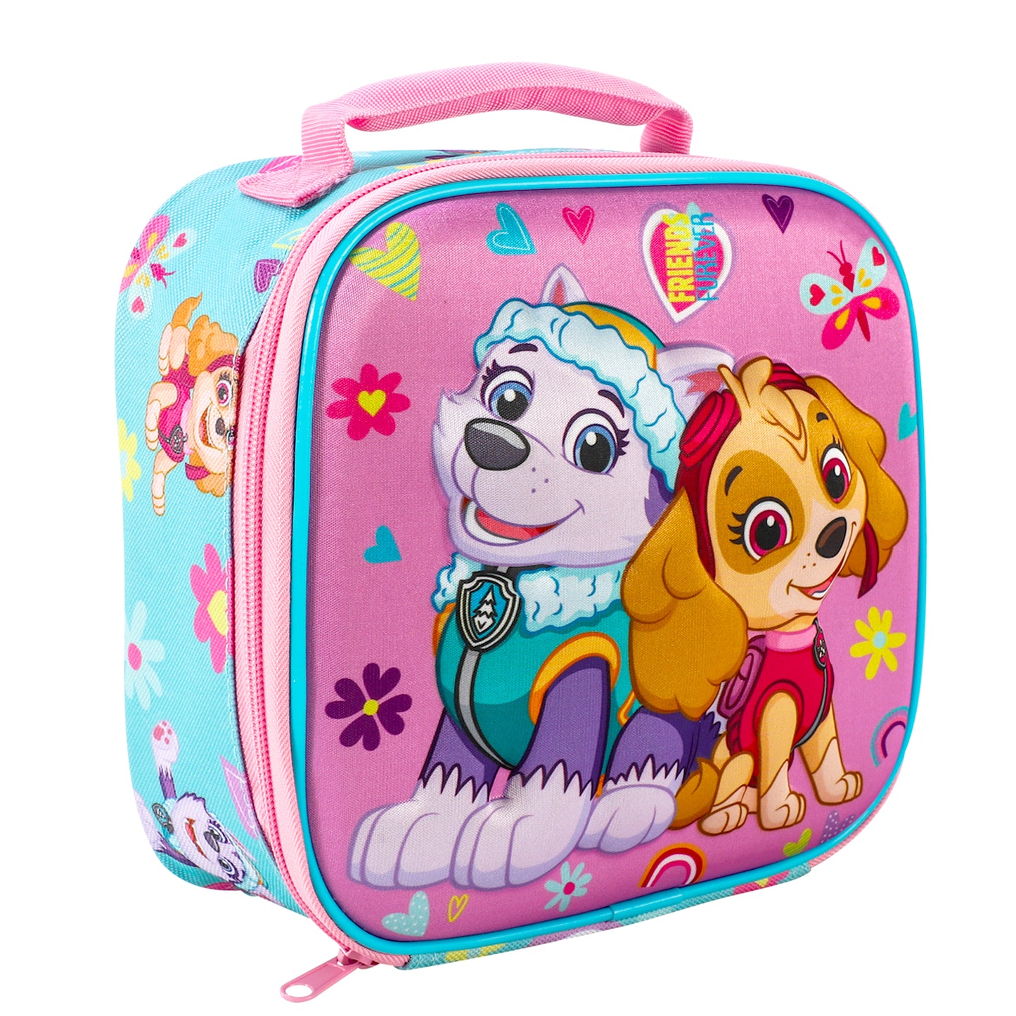 Paw Patrol Girl 3D Rectangular Insulated Lunch Box Bag for Boys and Girls, Perfect Size for Packing Hot or Cold Snacks for School and Travel, BPA Free