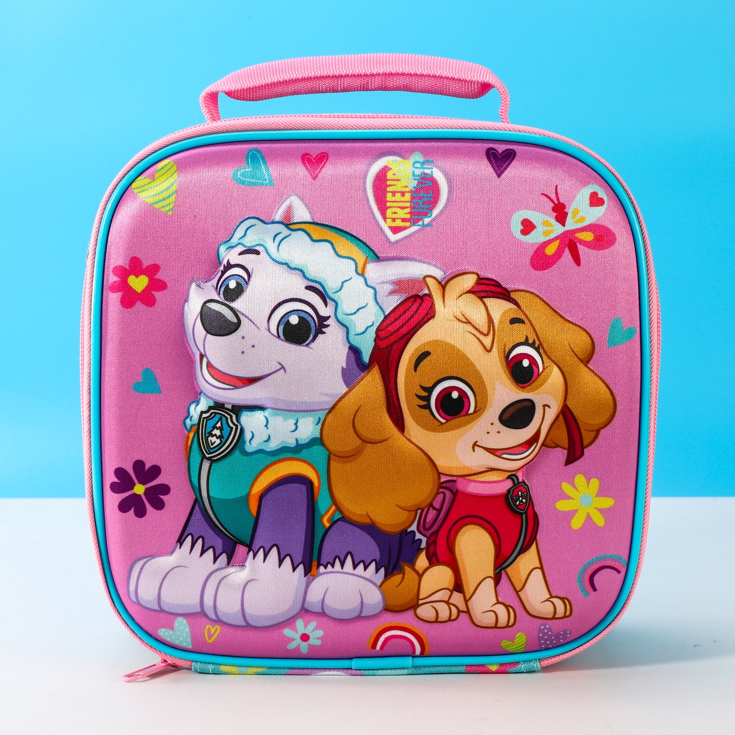 Paw Patrol Girl 3D Rectangular Insulated Lunch Box Bag for Boys and Girls, Perfect Size for Packing Hot or Cold Snacks for School and Travel, BPA Free