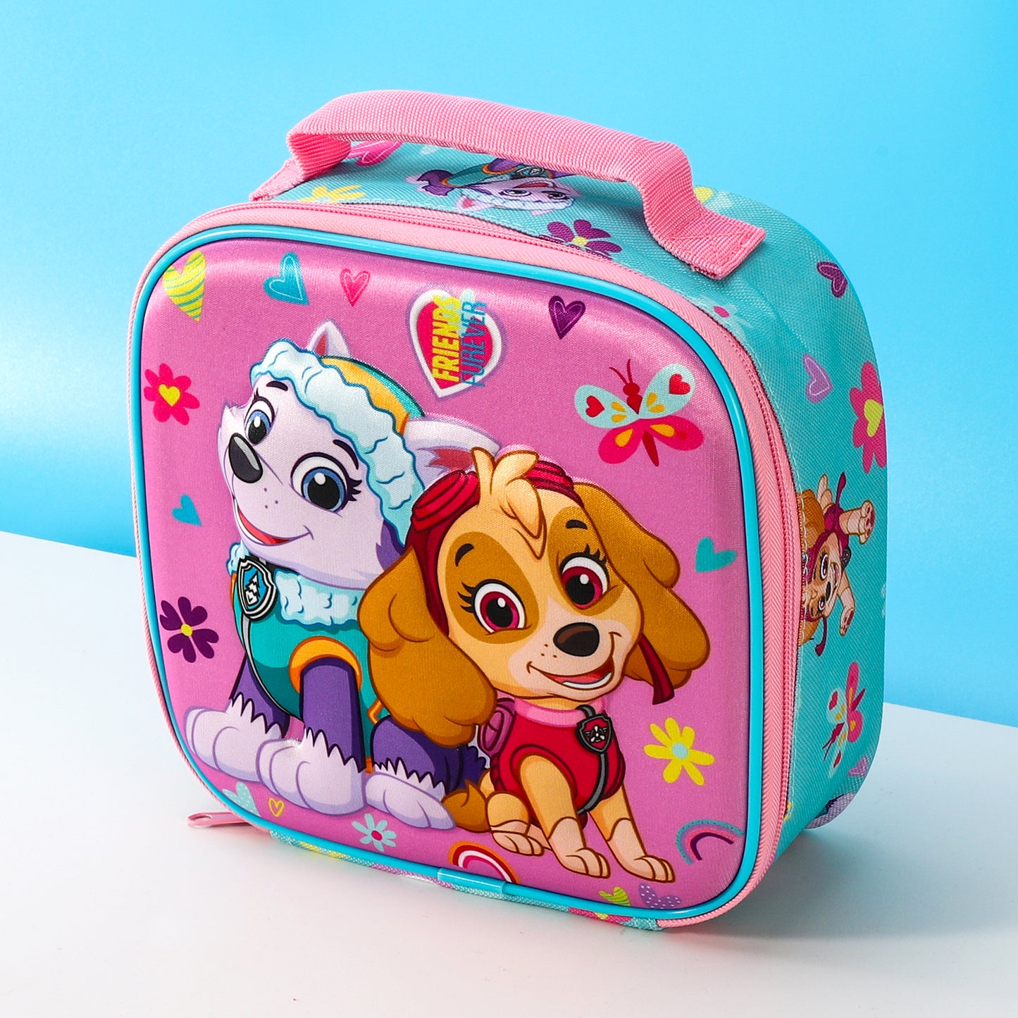 Paw Patrol Girl 3D Rectangular Insulated Lunch Box Bag for Boys and Girls, Perfect Size for Packing Hot or Cold Snacks for School and Travel, BPA Free