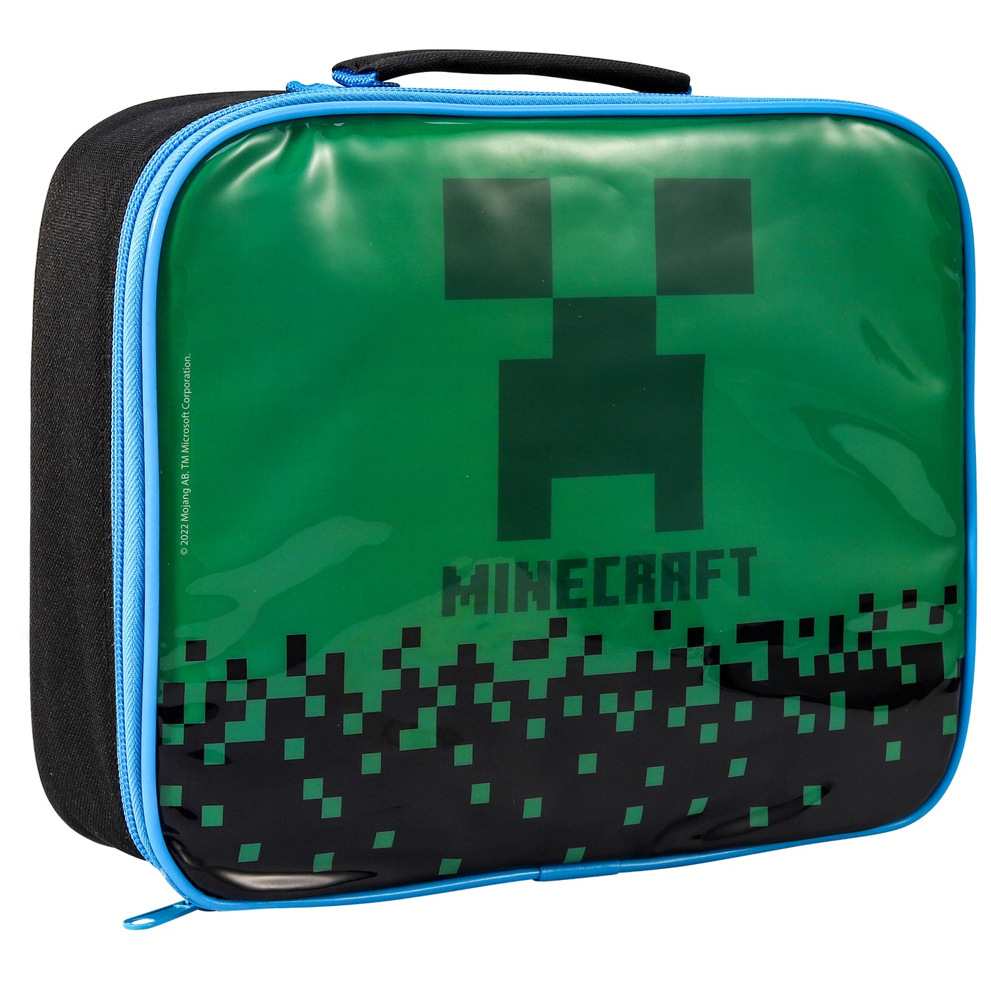 Minecraft Rectangular Insulated Lunch Box Bag for Boys and Girls, Perfect Size for Packing Hot or Cold Snacks for School and Travel, BPA Free