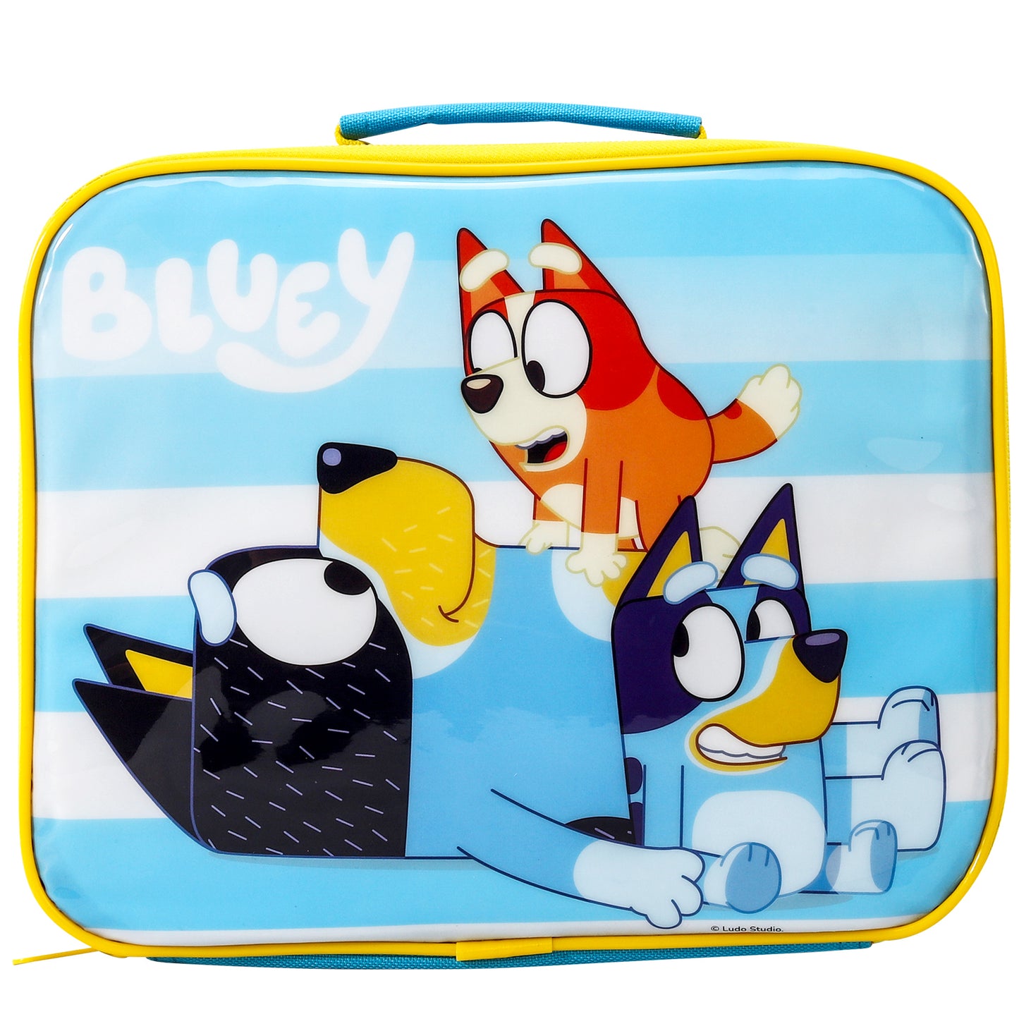 Bluey Rectangular Insulated Lunch Box Bag for Boys and Girls, Perfect Size for Packing Hot or Cold Snacks for School and Travel, BPA Free