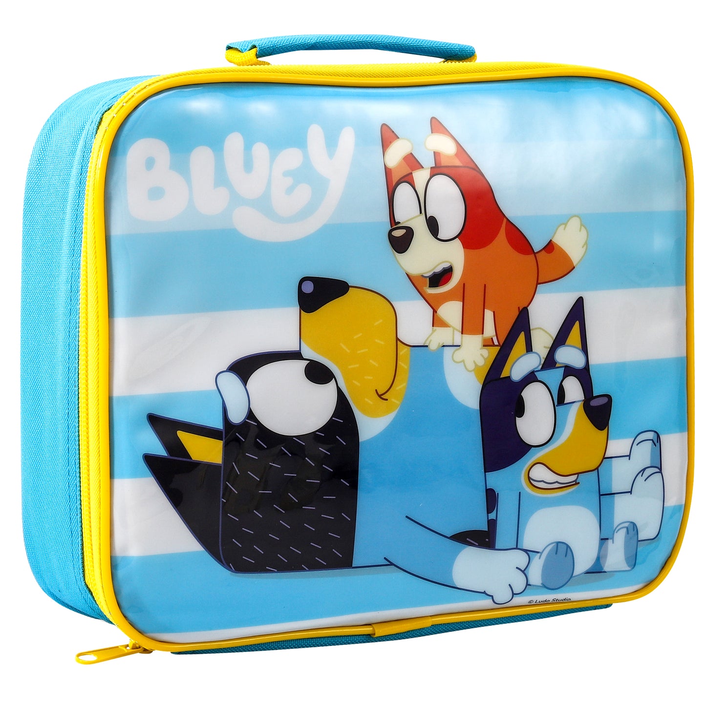 Bluey Rectangular Insulated Lunch Box Bag for Boys and Girls, Perfect Size for Packing Hot or Cold Snacks for School and Travel, BPA Free