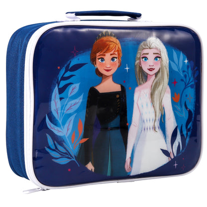 Frozen Rectangular Insulated Lunch Box Bag for Boys and Girls, Perfect Size for Packing Hot or Cold Snacks for School and Travel, BPA Free