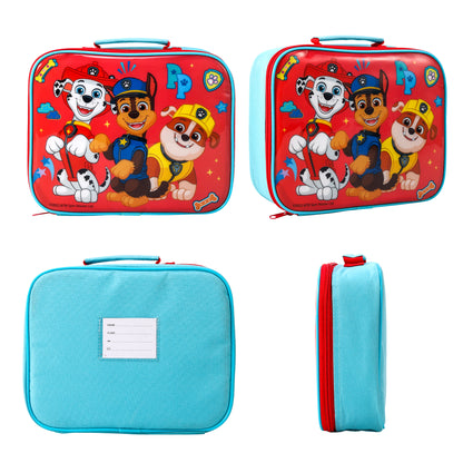 Paw Patrol Rectangular Insulated Lunch Box Bag for Boys and Girls, Perfect Size for Packing Hot or Cold Snacks for School and Travel, BPA Free