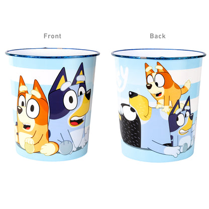 Bluey Kids Childrens Waste Bucket Paper Bin Basket for Bedroom Study Desk Dustbin