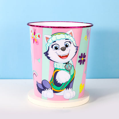 Paw Patrol Kids Childrens Waste Bucket Paper Bin Basket for Bedroom Study Desk Dustbin