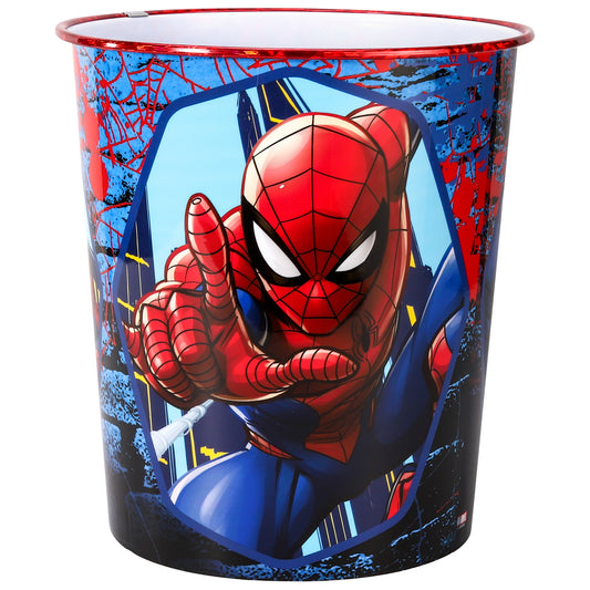 Spiderman Kids Childrens Waste Bucket Paper Bin Basket for Bedroom Study Desk Dustbin