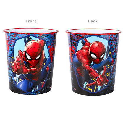 Spiderman Kids Childrens Waste Bucket Paper Bin Basket for Bedroom Study Desk Dustbin