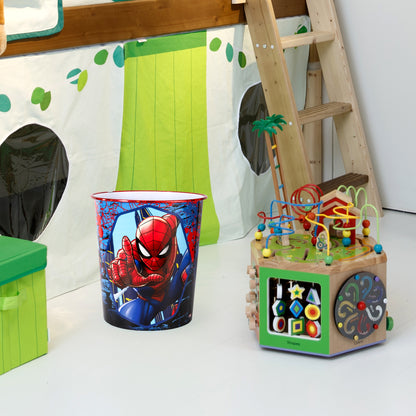 Spiderman Kids Childrens Waste Bucket Paper Bin Basket for Bedroom Study Desk Dustbin