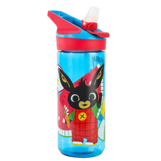 Bing 620ml Water Bottle for Kids, School Drinks Bottle Made of Durable Tritan, Bpa Free, Bing Picnic Day