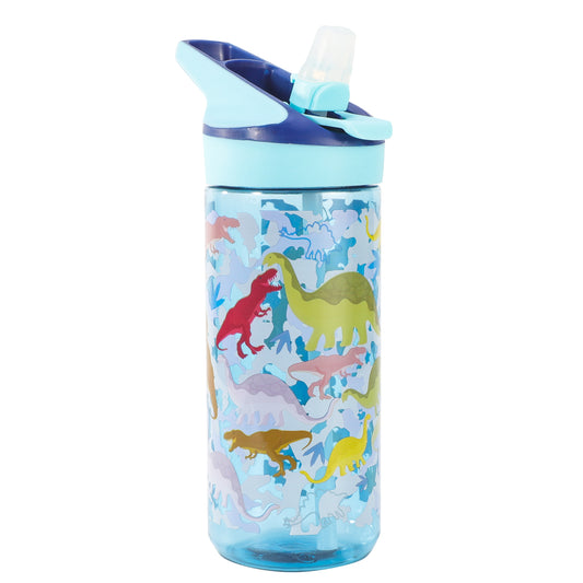 Dinosaurs 620ml Water Bottle for Kids, School Drinks Bottle Made of Durable Tritan, Bpa Free, Dinosaurs