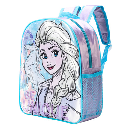 Frozen Kids Childrens Premium Backpack School Rucksack Travel Bag Boys Girls with side mesh pocket