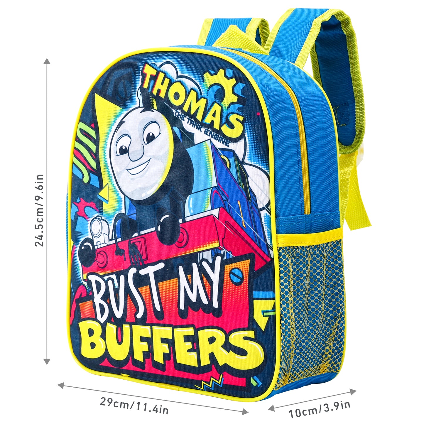 Thomas the Tank Engine Kids Childrens Premium Backpack School Rucksack Travel Bag Boys Girls with side mesh pocket