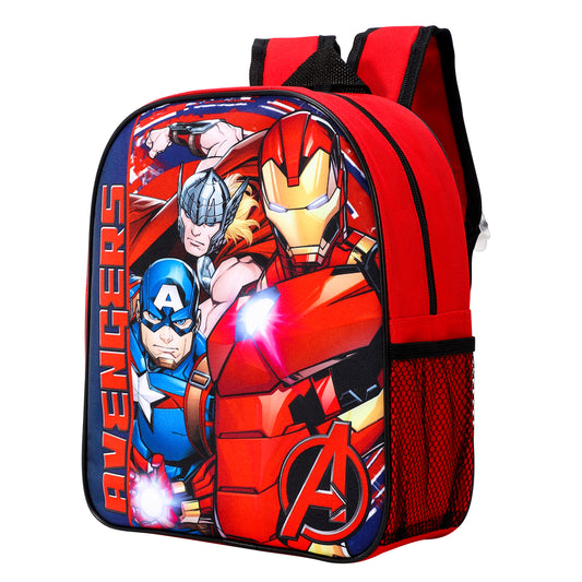 Avengers Kids Childrens Premium Backpack School Rucksack Travel Bag Boys Girls with side mesh pocket