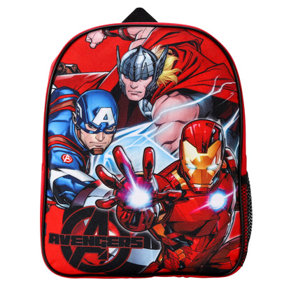 Marvel Avengers Kids Childrens Backpack School Rucksack Travel Bag Boys Girls with side mesh pocket Boys Girls