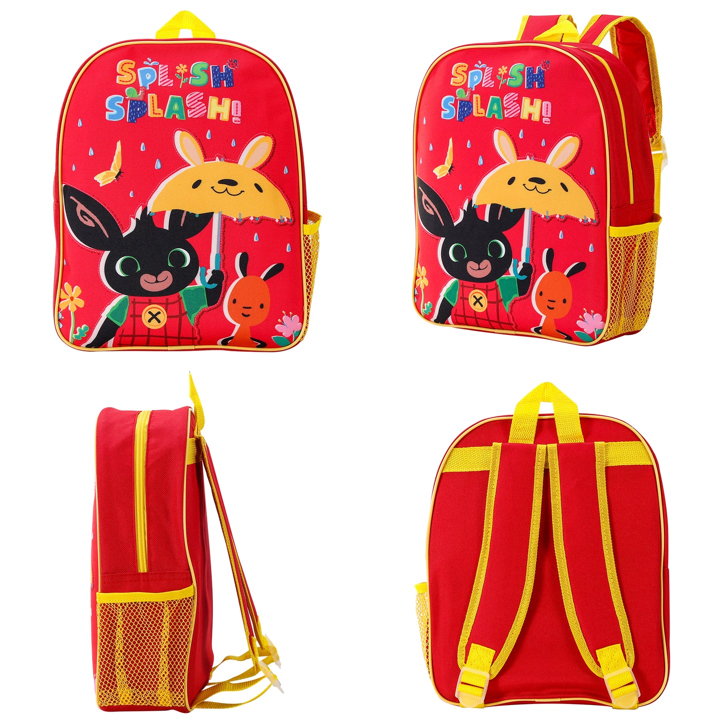 Bing Kids Childrens Backpack School Rucksack Travel Bag Boys Girls with side mesh pocket Boys Girls