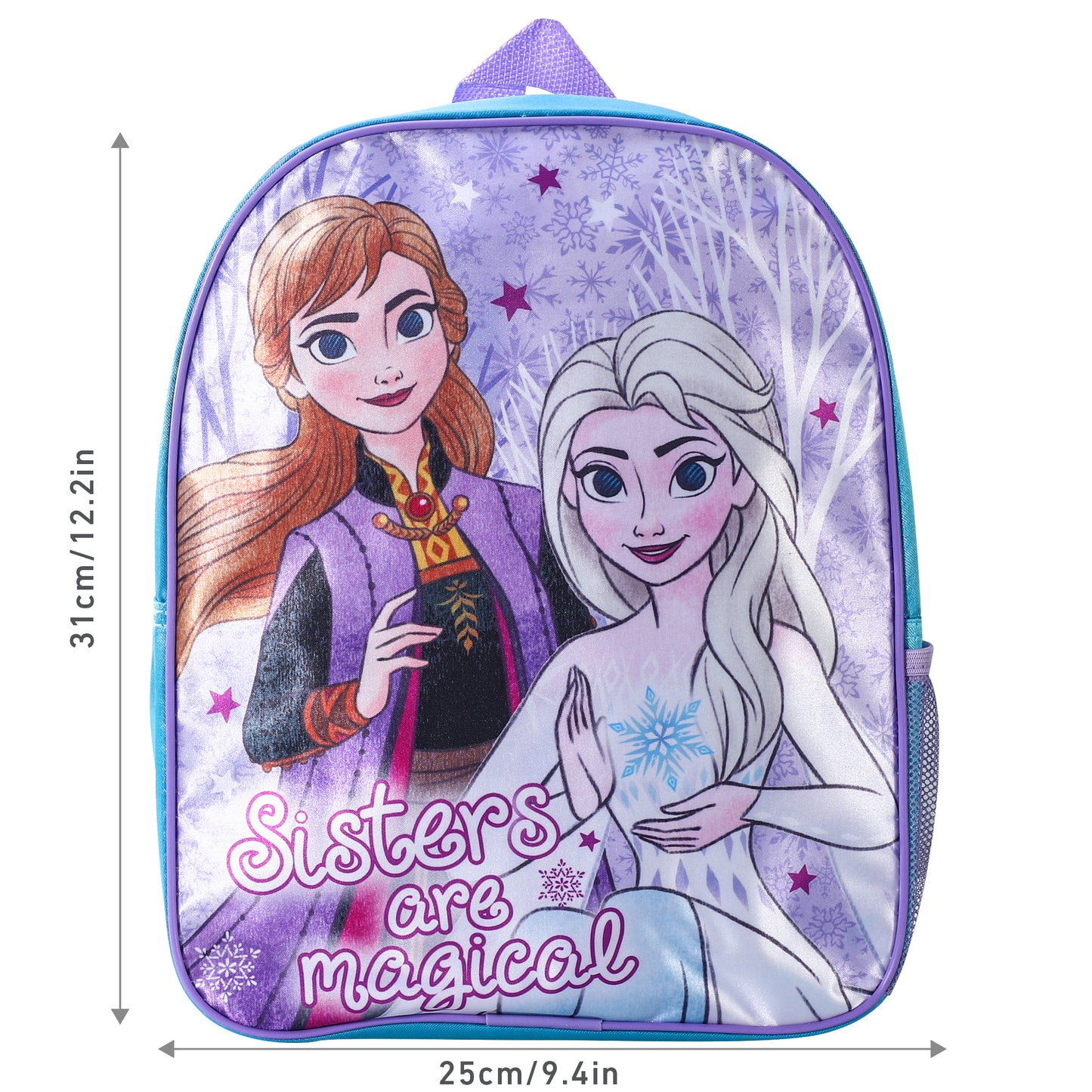 Disney Frozen Kids Childrens Backpack School Rucksack Travel Bag Boys Girls with side mesh pocket Boys Girls