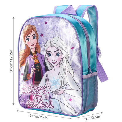 Disney Frozen Kids Childrens Backpack School Rucksack Travel Bag Boys Girls with side mesh pocket Boys Girls